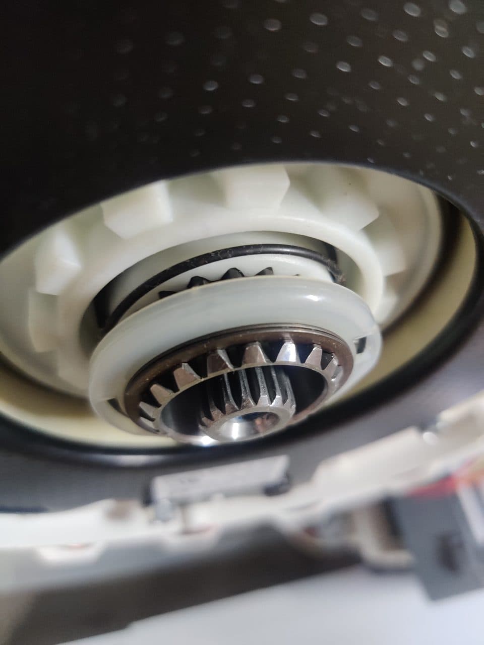 Washer drive hub and spline: Maytag washer, model MVW7230HW0 (washer repair in Boca Raton, FL, June 2026)