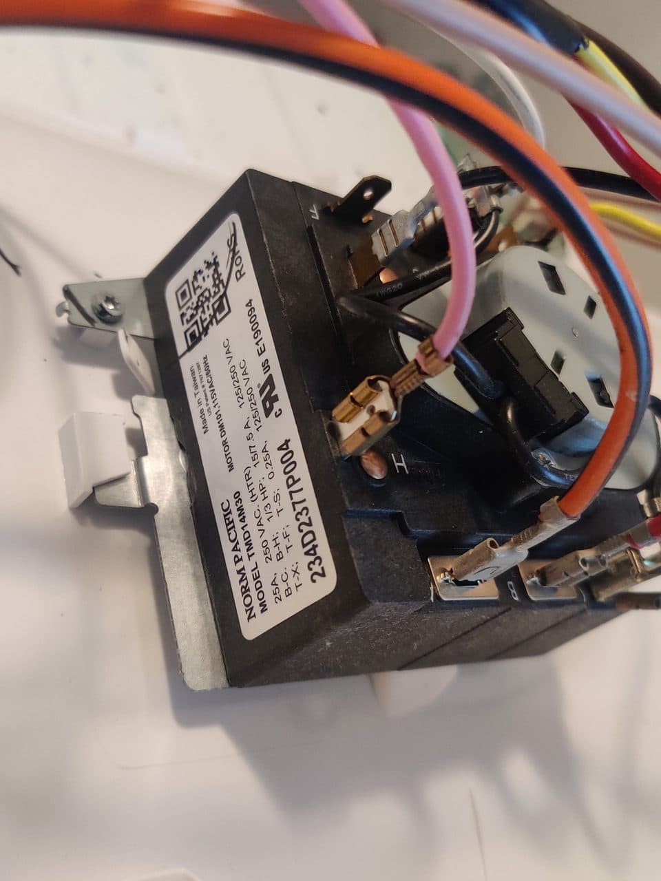 Checking the dryer timer: GE dryer, model GTD42EASJ2WW (dryer repair in Fort Lauderdale, FL, September 2026)