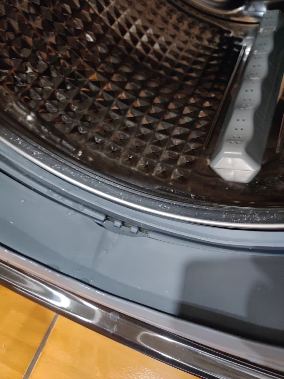 New washer door seal installed: Samsung washer, model WF45N5300AV (washer repair in Miami Gardens, FL, August 2026)
