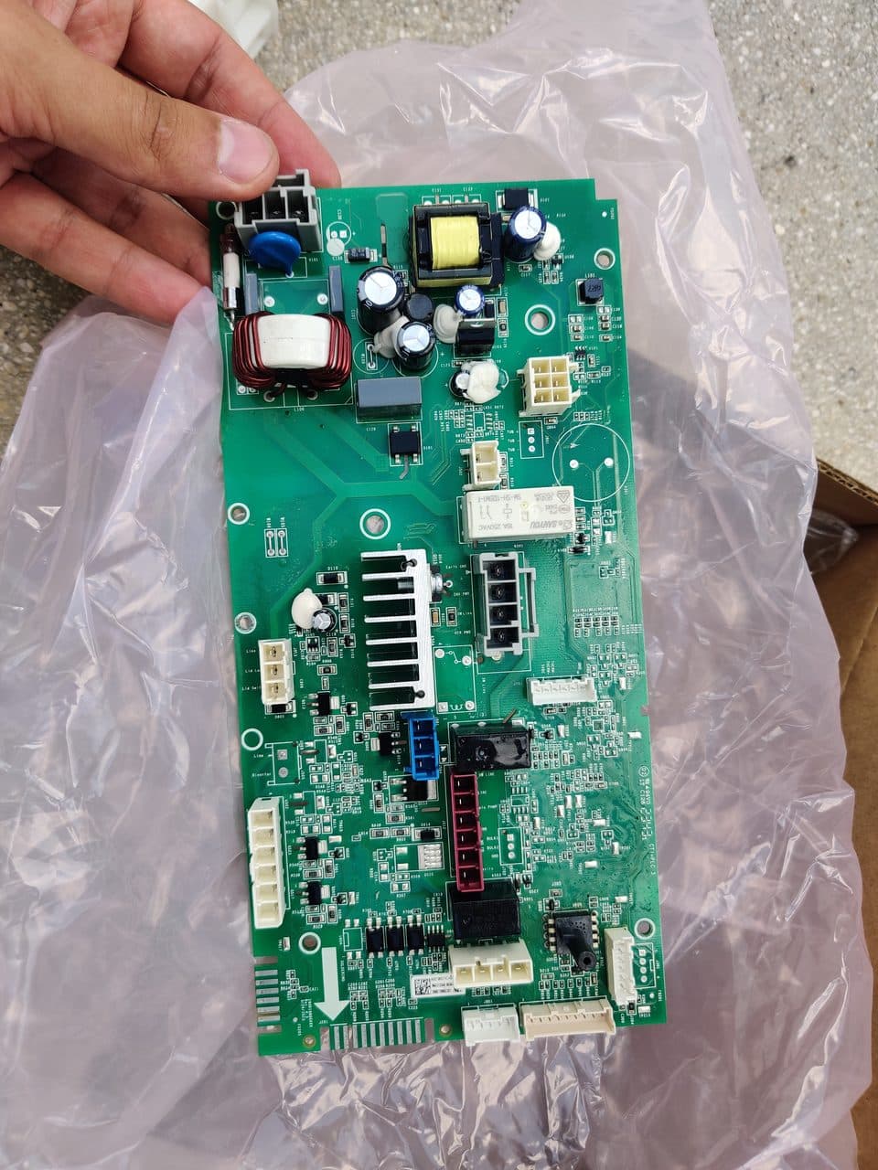 New washer control board: GE washer, model GFW550SPR5RS (washer repair in Pembroke Pines, FL, August 2026)